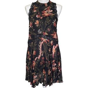 Free People Floral, Sleeveless Dress | Size: Medium